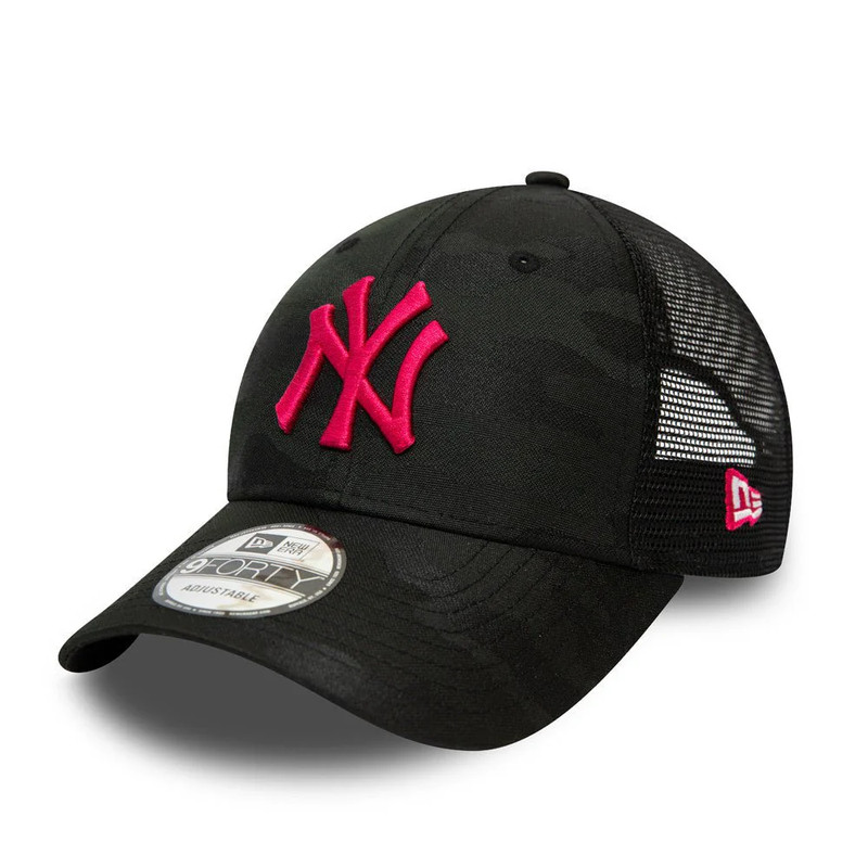 New Era Home Field Trucker New York Yankees Cap - Black - قبعة